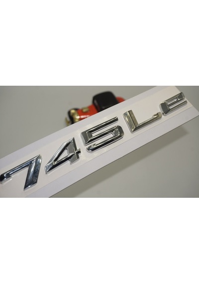 Bmw 745Le Bagaj Krom Metal 3M 3D Yazı Logo