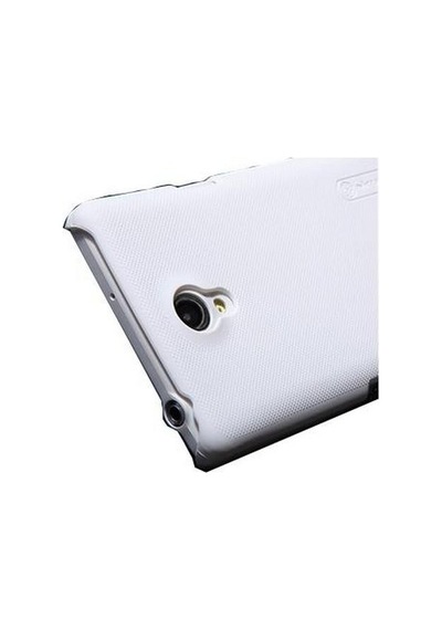 Nillkin Xperia T Lt30p İle Uyumlu Sert Kauçuk Kılıf Beyaz