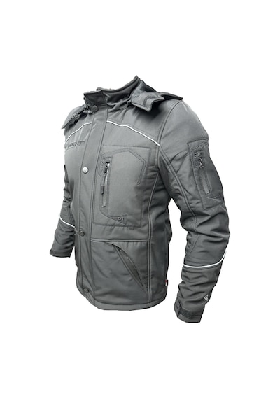 Forte Gt 1084 Babil Full Koruma 4 Mevsim Kışlık Softshell Motosiklet Montu L Beden Siyah