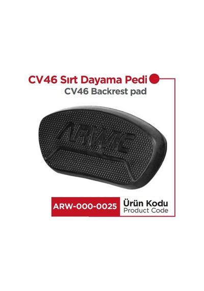 Arwic Cv46 Çanta Sırt Dayama Pedi