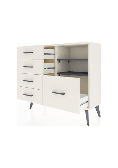 Arges Şifonyer 2 Raflı 5 Çekmeceli 88x30x80 Aytaşı-antrasit/aytaşı Antrasit/aytaşı Arges Şifonyer 2 Raflı 5 Çekmeceli 88x30x80 Aytaşı-antrasit/aytaşı Antrasit/aytaşı