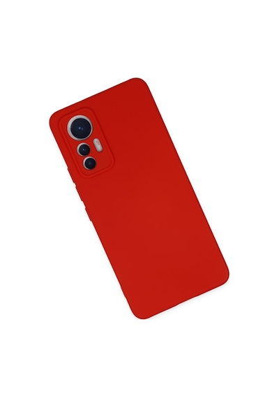 Mi 12 Lite Kılıf Nano İçi Kadife Silikon - Kırmızı Bzsxx00 1