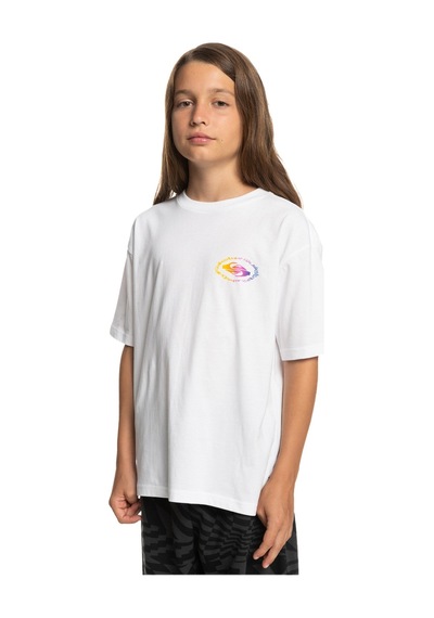 Quiksilver Radical Flag Erkek Çocuk Tişört Beyaz