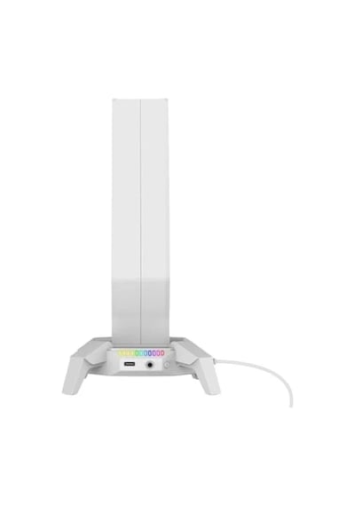 Rgb Beyaz Kulaklık Standı, Şık Tasarım İle Organize Edin