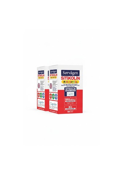 Sorvagen Sitikolin Dha Omega-3 Ve B12 60 Mini Kapsül 2 Li Set