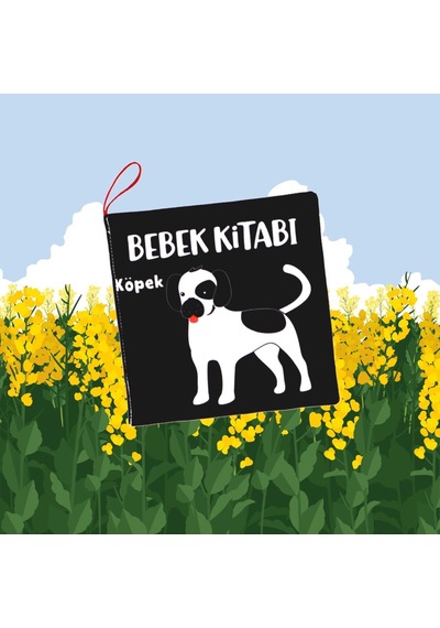 Tox Siyah Beyaz Evcil Hayvanlar Kumaş Sessiz Kitap T137 - Bez Kitap , Eğitici Oyuncak , Yumuşak Ve Hışırtılı