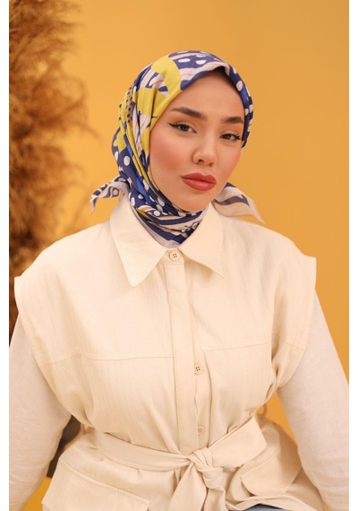 Silk Home Olinda Eşarp 48003-43 Lacivert