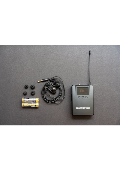 Takstar Wpm300r Tekli Alıcı - Receiver Kablosuz Telsiz Kulaklık Sistemi Simultane Çeviri