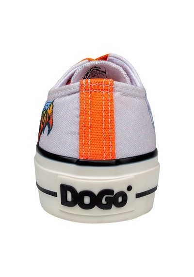 Kadın Vegan Beyaz Sneakers - Looney Tunes Bugs Bunny Space Jam Tasarım Çok Renkli