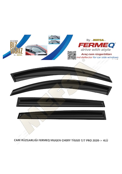 Cam Rüzgarlığı Fermeq Mugen Chery Tiggo 7/7 Pro 2020- 4lü