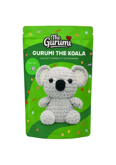 Yeni Başlayanlar İçin Koala Amigurumi Örgü Kiti