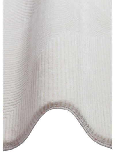 Etnik Craft Madre Modern Desenli Oval Halı Md03 Krem