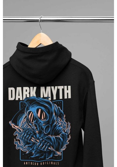 Magors Stıl-x Dark Myth Baskılı, Pamuklu, Siyah Renk, Kapüşonlu, Oversıze Unısex Sweatshırt Siyah Magors Stıl-x Dark Myth Baskılı, Pamuklu, Siyah Renk, Kapüşonlu, Oversıze Unısex Sweatshırt Siyah