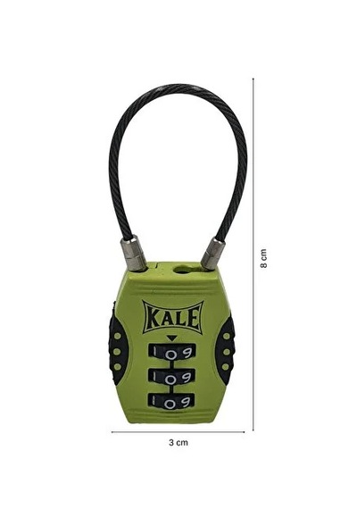 Kale Şifreli Asma Kilit 3 Basamaklı