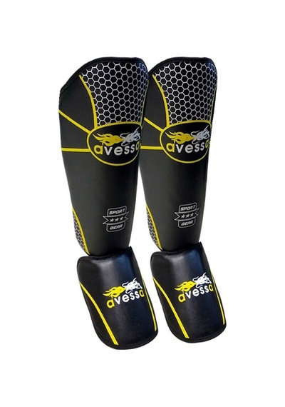 Premium Fighter Ayak Kaval Koruyucu Sarı Lxl Müsabaka Fitness Spor