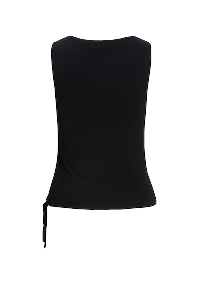 Jack & Jones Kadın Belden Bağlamalı Bluz - Dahlia Black Siyah