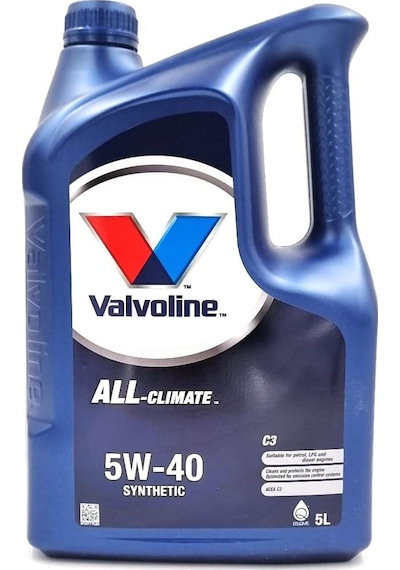 Valvoline All Climate C3 5W-40 Motor Yağı 5 L