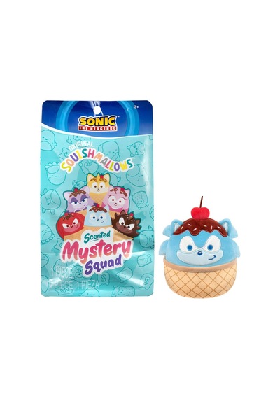 Squishmallows Mystery Squad Sonic Sürpriz Figür 13cm Sg00228 Renkli