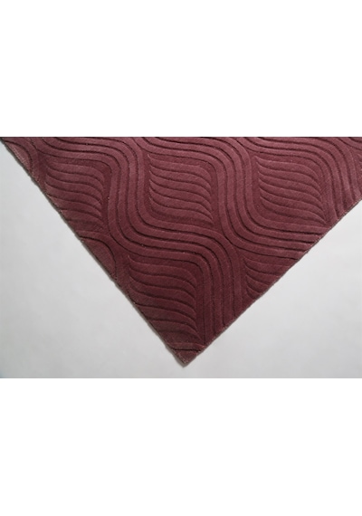 Çam Halı Emboss Jr10 Rose Modern Desen Yeni Zellanda Yünü Ve Viskon El Dokuması Halı Çok Renkli