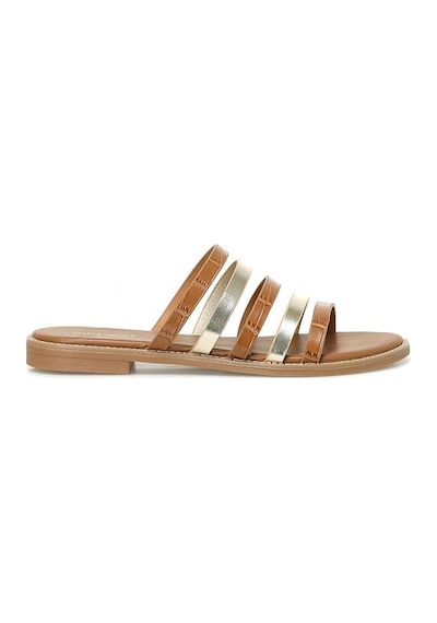 Nine West Wongal 4fx Taba Kadın Düz Terlik Kahverengi