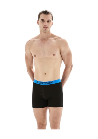 Blackspade Erkek Boxer 3'lü Paket Modern Basics 9471 Siyah