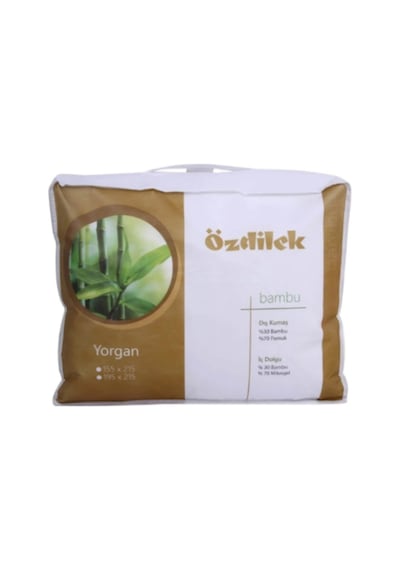 Özdilek Tek Kişilik Bambu Yorgan Bamboo Fiber Antialerjik 155x215 Beyaz