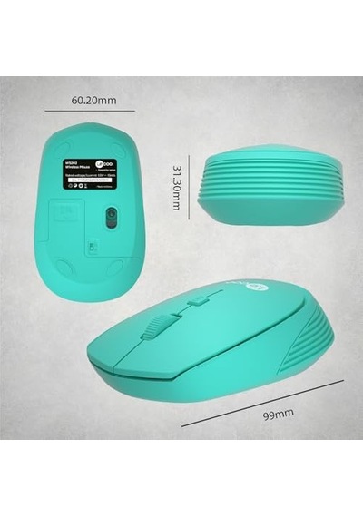 Ws202 Kablosuz 1200dpı 4 Tuşlu 3 Milyon Tıklama Ömrü Sessiz Tasarım, Pc, Mac, Dizüstü Bilgisayar İçin, Usb Mini Alıcı İle Optik Mouse Turkuaz Açık Beyaz Ws202 Kablosuz 1200dpı 4 Tuşlu 3 Milyon Tıklama Ömrü Sessiz Tasarım, Pc, Mac, Dizüstü Bilgisayar İçin, Usb Mini Alıcı İle Optik Mouse Turkuaz Açık Beyaz