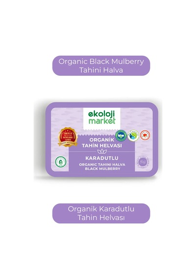 Ekoloji Market Organik Glutensiz Karadutlu Helva 200g