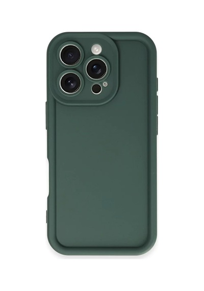 Newface Apple İphone 16 Pro Max Kılıf Viera Silikon - Koyu Yeşil