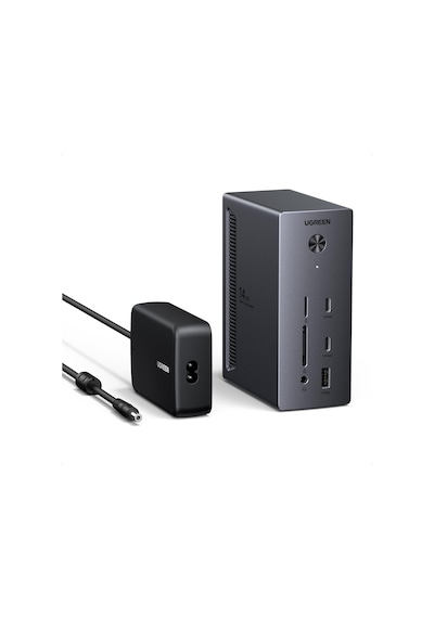 Ugreen Revodok Pro 2dp Ve Hdmı Yalnızca Windows Dizüstü Bilgisayarlar İçin 8k Dp/4k Hdmı, 100w Şarj, 27w Usb C, 10gbps Usb Bağlantı Noktaları, Gigabit Lan, Sd/tf İle Üçlü Ekran Yuvası Ugreen Revodok Pro 2dp Ve Hdmı Yalnızca Windows Dizüstü Bilgisayarlar İçin 8k Dp/4k Hdmı, 100w Şarj, 27w Usb C, 10gbps Usb Bağlantı Noktaları, Gigabit Lan, Sd/tf İle Üçlü Ekran Yuvası
