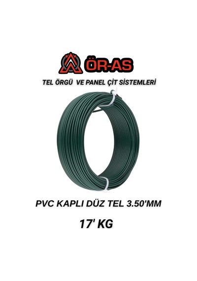 Pvc - Kaplı Düz Tel - 3.5 Mm Kalınlık - 17 -kg