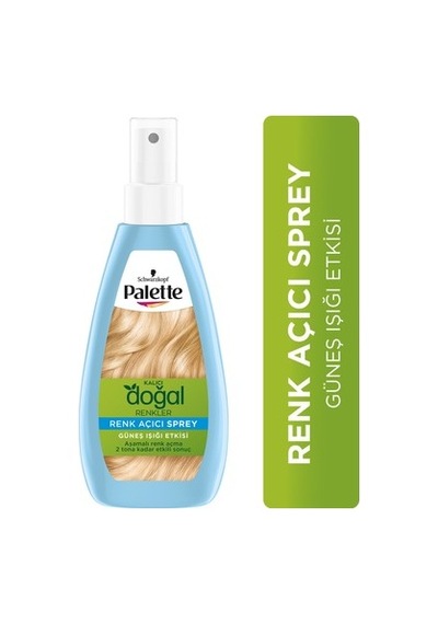 Renk Açıcı Sprey 150 Ml Nötr Amonyaklı Formül İle Etkili