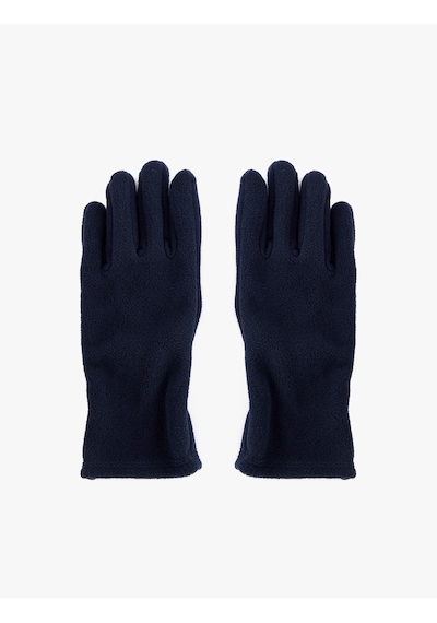 Koton Polar Eldiven Manşetleri Lastik Detaylı Lacivert 6wam50012aa Lacivert
