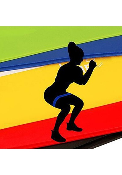 Spor Outdoor Tpe Elastik Pilates Direnç Bantları 5 Adet