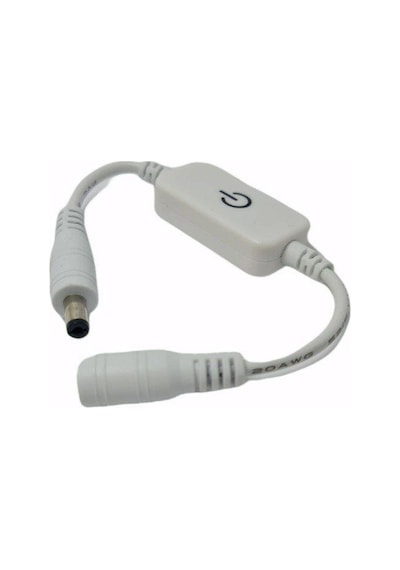 Electroon 12V-24V Dokunmatik On-Off Anahtar 5.5X2.5Mm Beyaz