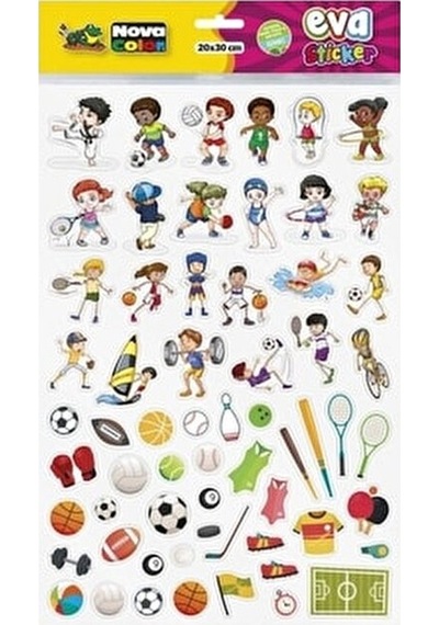 Nova Color NC-691 Eva Sticker Spor