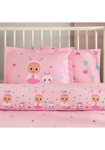 Taç Lisanslı Cry Babies Sweet Baby Pamuk Bebek Nevresim Takımı 000000001000051212 Çok Renkli
