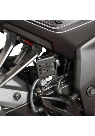 GP Kompozit Bajaj Pulsar F 250 2022-2024 Uyumlu Fren Rezervuarı Koruma Kapağı Siyah