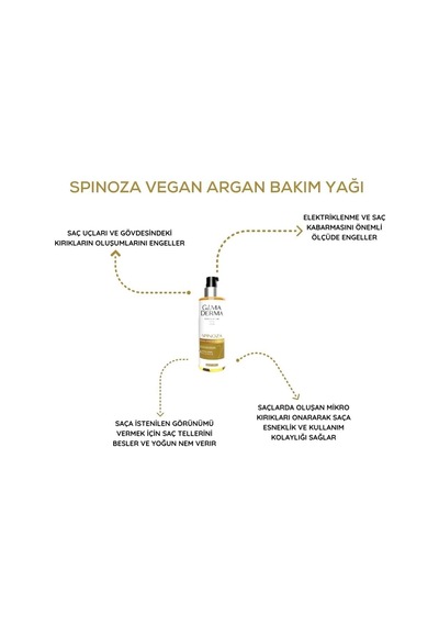 Tr Spinoza Vegan Argan Saç Bakım Yağı