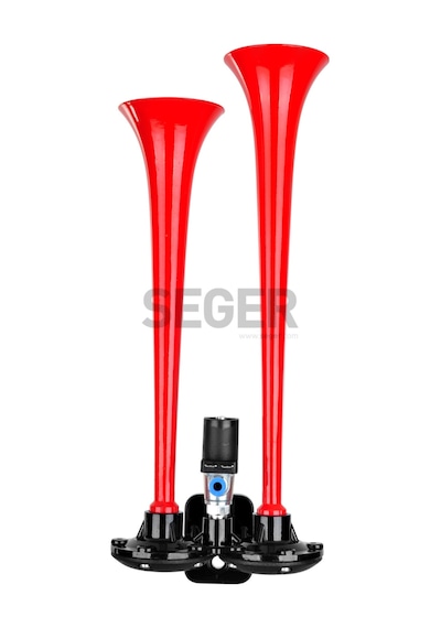 Seger Havalı Korna12v İkili Düz Ses Kırmızı