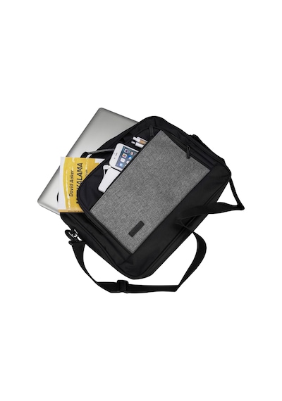 Addison 300803 15.6 Siyah/gri Bold Bilgisayar Netbook Çantası Addison Gri-Siyah