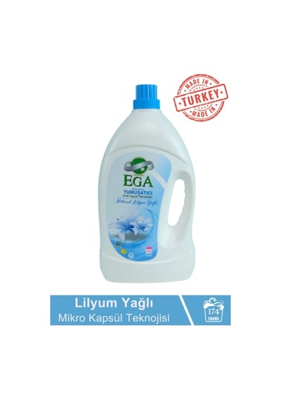 Ega Kimya Aktif Kapsül Teknolojili Lilyum Çamaşır Yumuşatıcısı 4100 ML