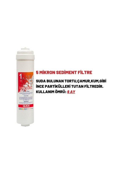 Aquastore Kapalı Kasa Ve Roben Su Arıtma Cihazı Filtresi 3'lü Set Diğer