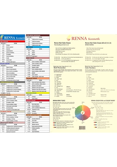 Renna Saç Boyası (Tüm Renkler) 60 Ml
