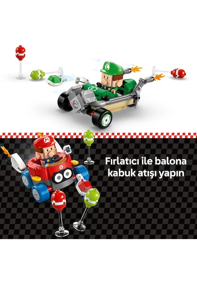 LEGO® Super Mario™: Mario Kart™ – Baby Mario ile Baby Luigi 72034 - 8 Yaş ve Üzeri Çocuklar için Koleksiyonluk Oyuncak Yapım Seti (321P) LEGO® Super Mario™: Mario Kart™ – Baby Mario ile Baby Luigi 72034 - 8 Yaş ve Üzeri Çocuklar için Koleksiyonluk Oyuncak Yapım Seti (321P)