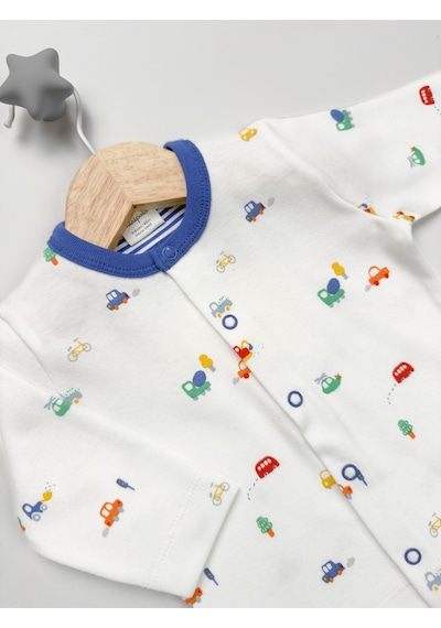Sezgibaby Yeniçay Erkek Bebek 2'li Takım Mavi