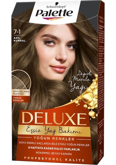 Palette Deluxe Yoğun Renkler 7 - 1 Asil Kumral X 2 Adet Saç Boyası