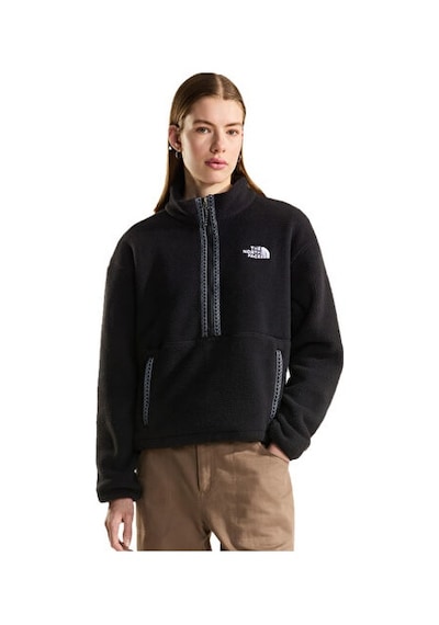 The North Face W Tnf Fleeskı 1/4 Zıp Po Kadın Outdoor Çeyrek Fermuarlı Polar Üst Nf0a88z3kx71 Siyah