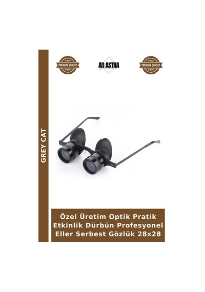 Özel Üretim Optik Pratik Etkinlik Dürbün Profesyonel Eller Serbest Gözlük 28x28