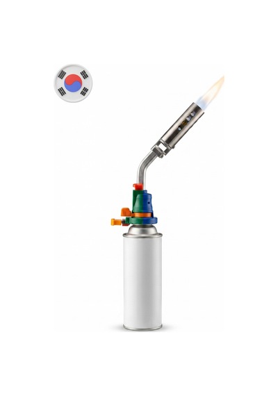 Kıng Profesyonel Multifonksiyonel Otomatik Gaz Pürmüz Başlık Torch Tkt-205 Mavi - Turuncu